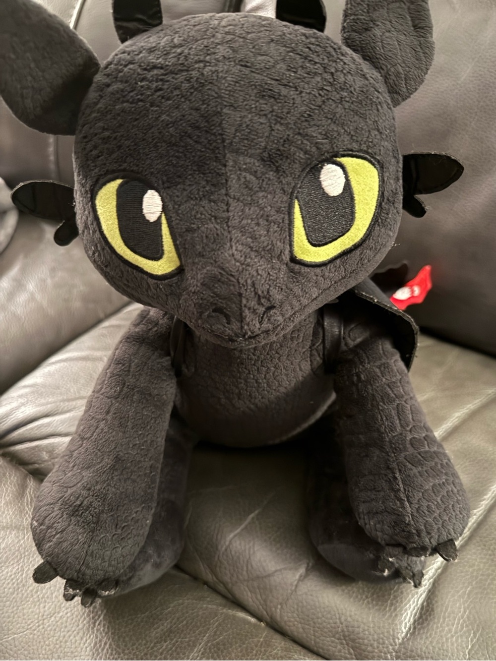 Build A Bear Toothless Dragon with Red and Black on tail